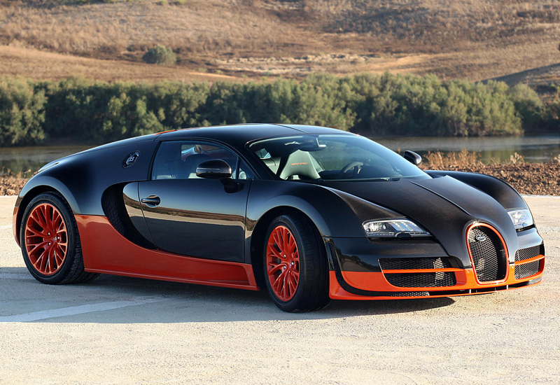 Bugatti Veyron 16.4 Super Sport = 431 км/ч. 1200 л.с. 2.5 сек.