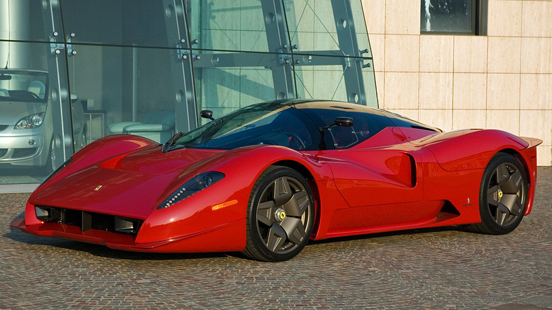 Ferrari P4/5 Pininfarina = 352 км/ч. 660 л.с. 3.2 сек.