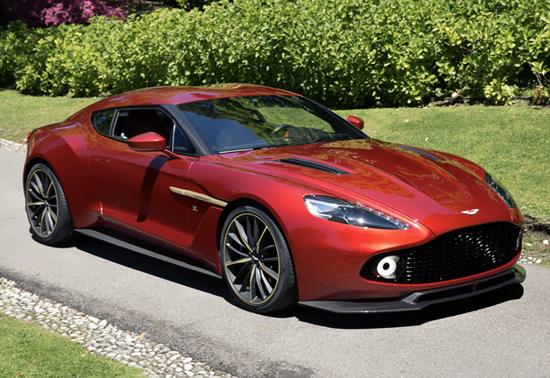 Aston Martin Vanquish Zagato = 324 км/ч. 600 л.с. 3.7 сек.