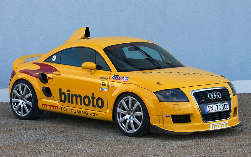 Audi TT MTM Bimoto = 393 км/ч. 740 л.с. 3.1 сек.