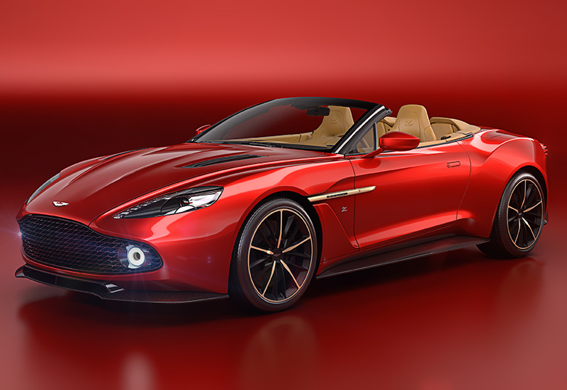 Aston Martin Vanquish Zagato Volante = 320 км/ч. 600 л.с. 3.9 сек.