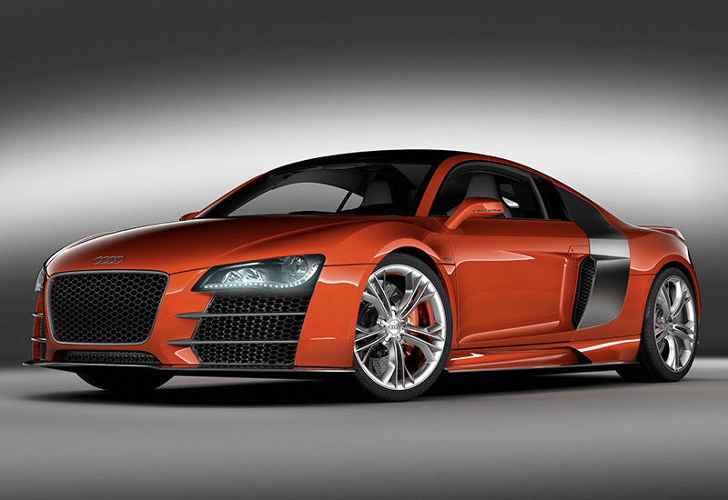 Audi R8 TDI Le Mans Concept = 325 км/ч. 500 л.с. 4.2 сек.