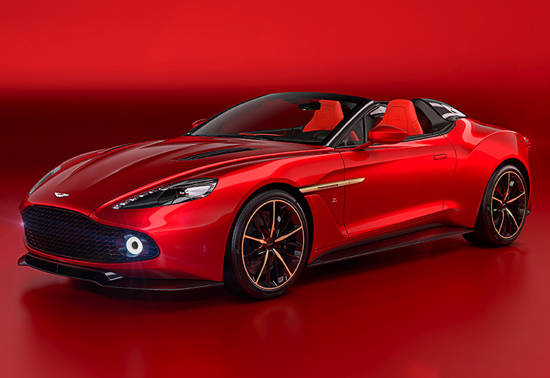Aston Martin Vanquish Zagato Speedster = 317 км/ч. 600 л.с. 3.9 сек.