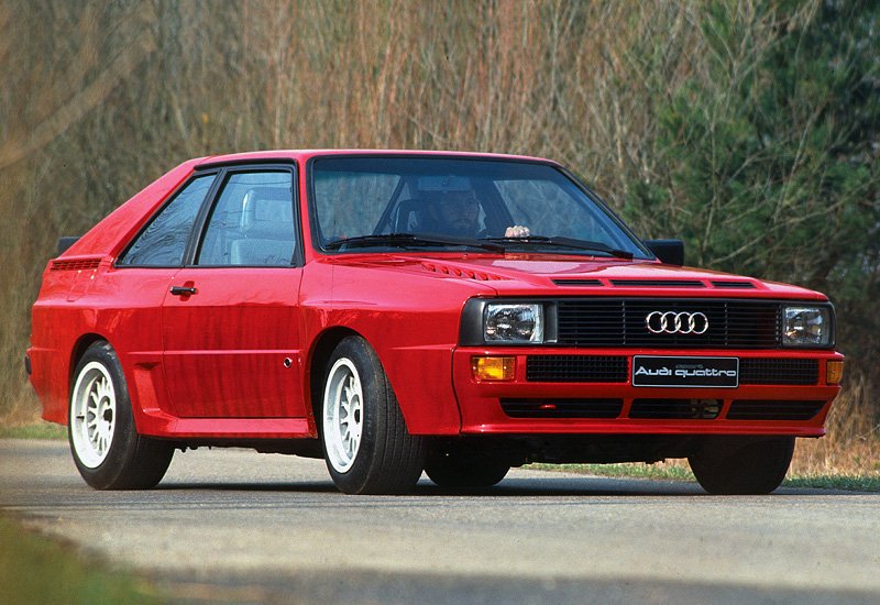 Audi Sport quattro = 248 км/ч. 302 л.с. 5.1 сек.