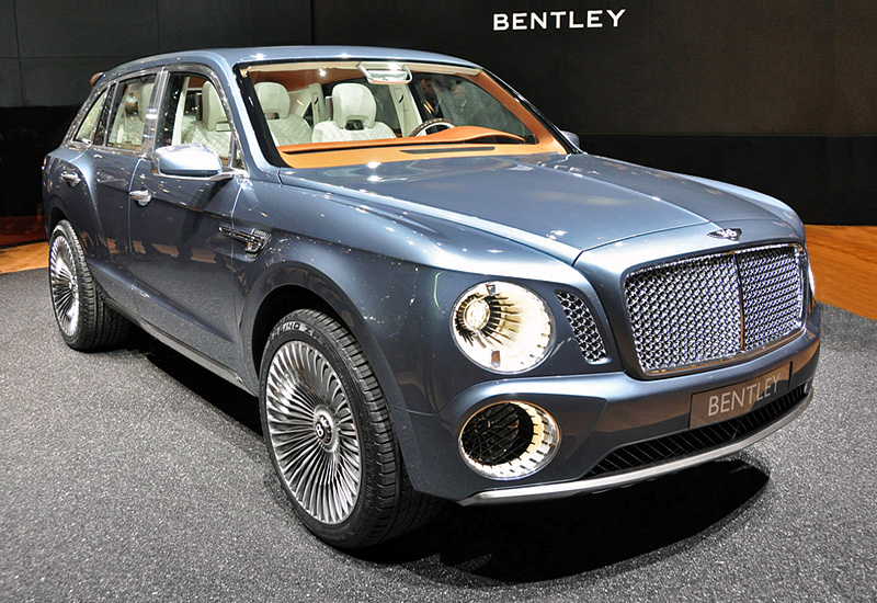 Bentley EXP 9 F Concept = 300 км/ч. 621 л.с. 5 сек.