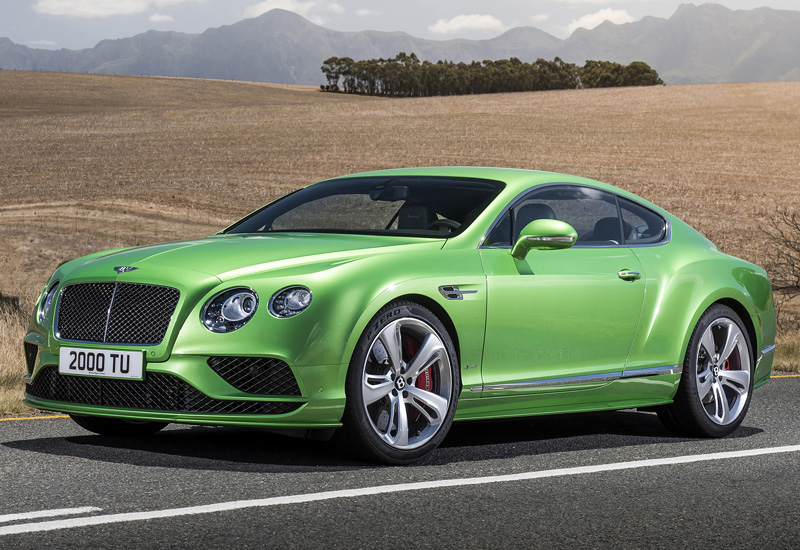 Bentley Continental GT Speed = 331 км/ч. 635 л.с. 4.2 сек.