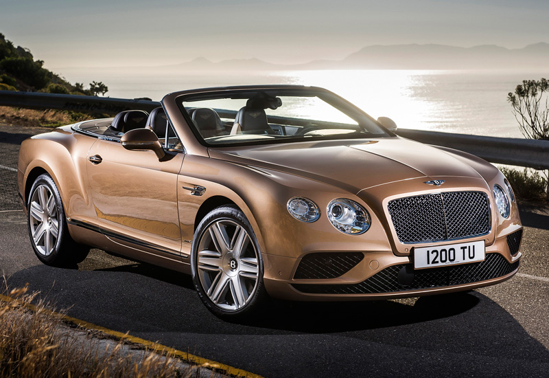 Bentley Continental GT Convertible = 315 км/ч. 590 л.с. 4.7 сек.