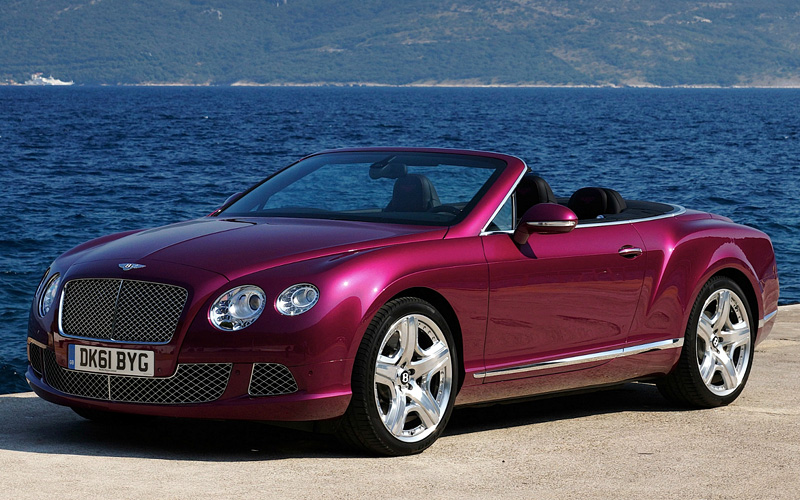 Bentley Continental GTC = 312 км/ч. 575 л.с. 4.8 сек.