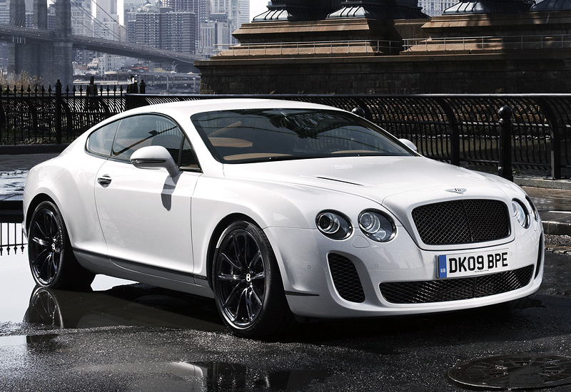 Bentley Continental Supersports = 330 км/ч. 630 л.с. 3.7 сек.