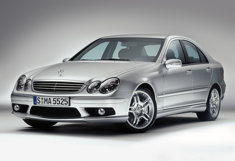 Mercedes-Benz C 55 AMG (W203) = 250+ км/ч. 370 л.с. 5.3 сек.