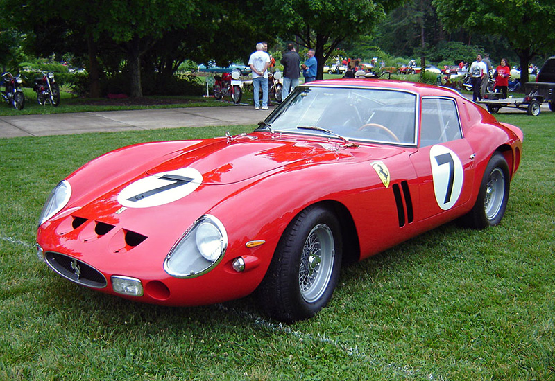 Ferrari 250 GTO = 280 км/ч. 302 л.с. 6.1 сек.