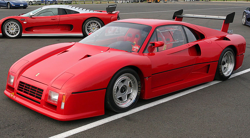 Ferrari 288 GTO Evoluzione = 370 км/ч. 650 л.с. 4.1 сек.