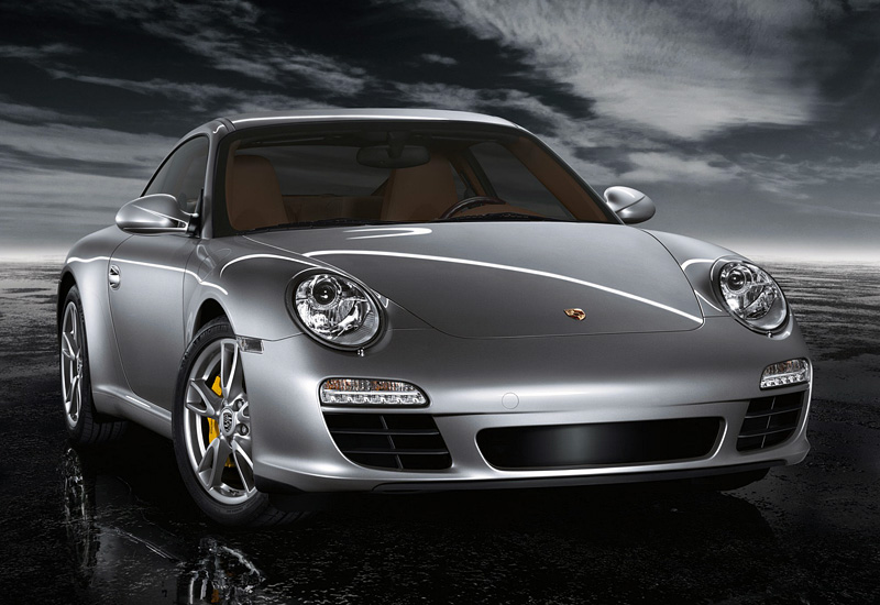 Porsche 911 Carrera Coupe (997) = 290 км/ч. 345 л.с. 4.7 сек.