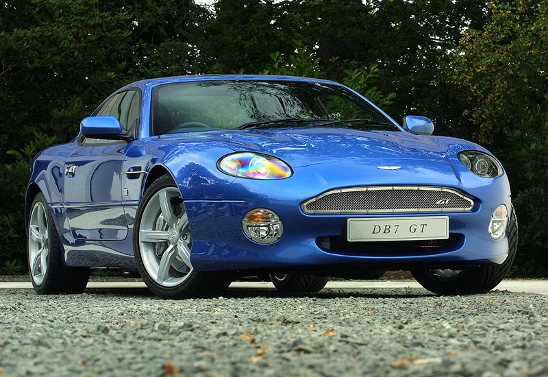Aston Martin DB7 GT = 298 км/ч. 441 л.с. 5 сек.