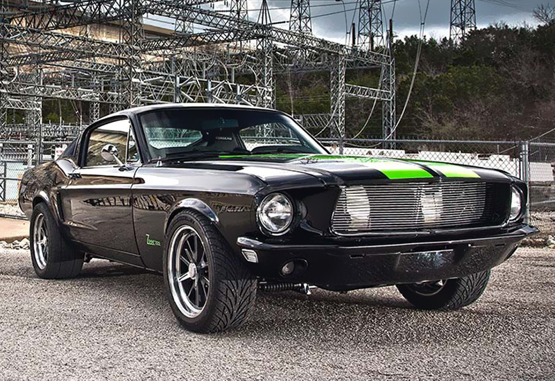Ford Mustang Zombie 222 Bloodshed Motors = 280 км/ч. 811 л.с. 2.4 сек.