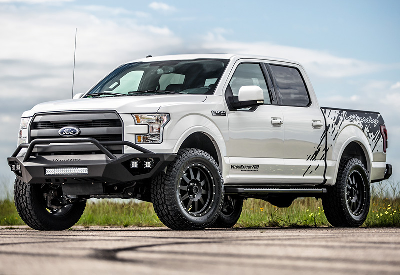 Ford F-150 Hennessey VelociRaptor 700 Supercharged 25th Anniversary = 225+ км/ч. 714 л.с. 4.5 сек.