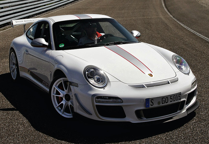 Porsche 911 GT3 RS 4.0 (997) = 310 км/ч. 500 л.с. 3.9 сек.