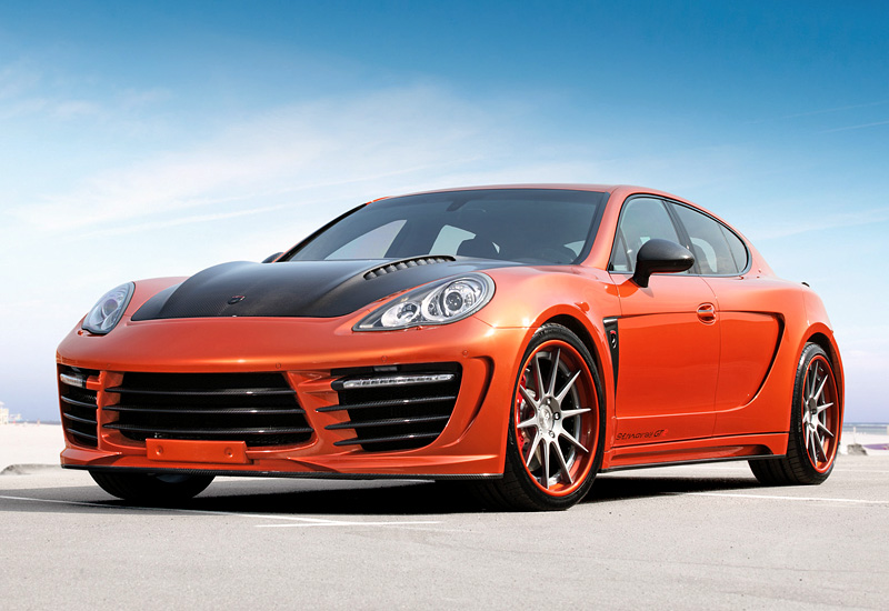 Porsche Panamera TopCar Stingray GTR Orange = 325 км/ч. 700 л.с. 3.6 сек.