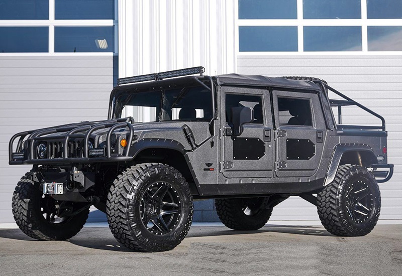 Hummer H1 Launch Edition Four Door Soft-Top Pickup by Mil-Spec = 169+ км/ч. 507 л.с. 7.5 сек.