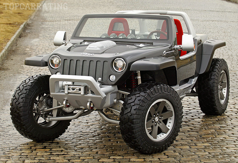 Jeep Hurricane Concept = 250 км/ч. 680 л.с. 5.2 сек.