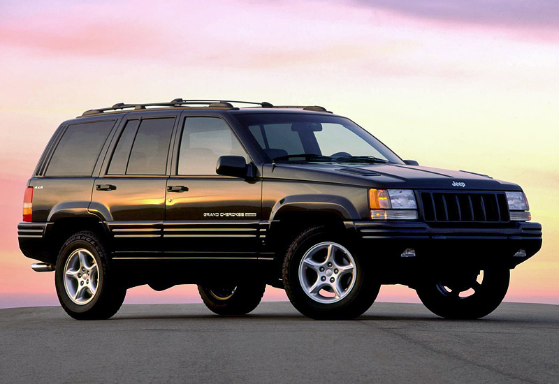 Jeep Grand Cherokee 5.9 Limited (ZJ) = 200 км/ч. 249 л.с. 7 сек.