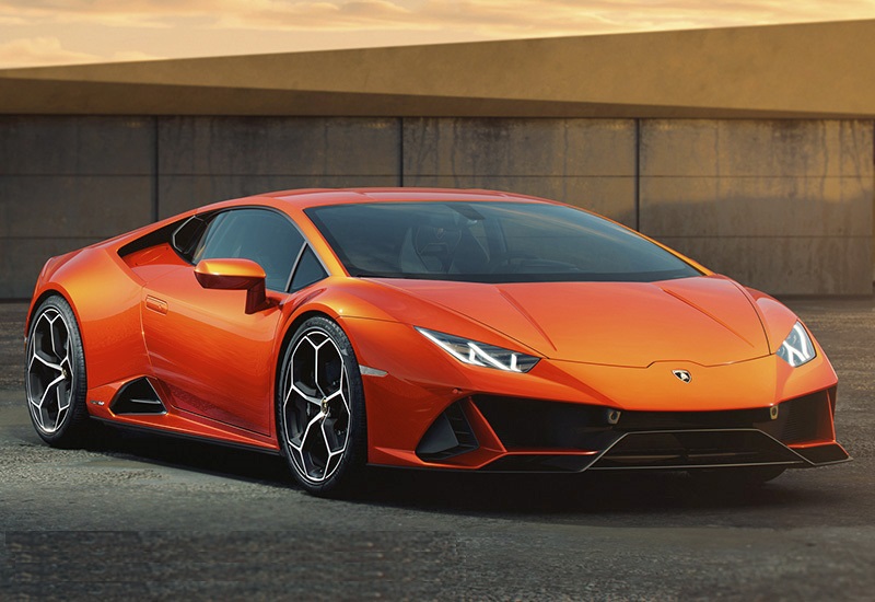 Lamborghini Huracan Evo = 325 км/ч. 640 л.с. 2.9 сек.