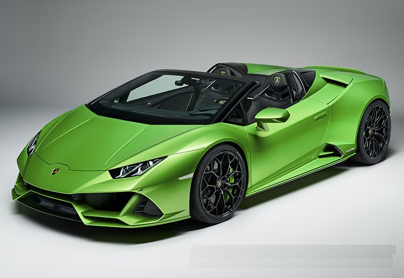 Lamborghini Huracan Evo Spyder = 325 км/ч. 640 л.с. 3.1 сек.
