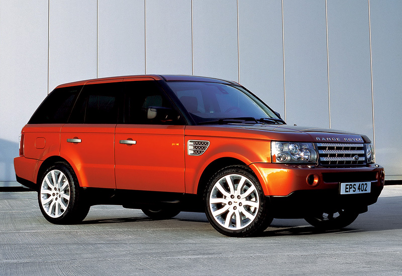 Land Rover Range Rover Sport Supercharger = 222 км/ч. 395 л.с. 7.4 сек.