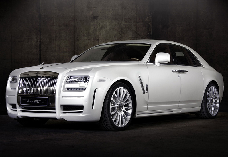 Rolls-Royce Ghost Mansory White Ghost Limited = 290+ км/ч. 638 л.с. 4.5 сек.