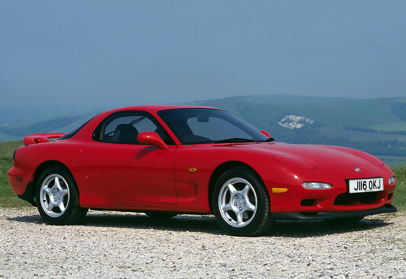 Mazda RX-7 = 250+ км/ч. 252 л.с. 5.7 сек.