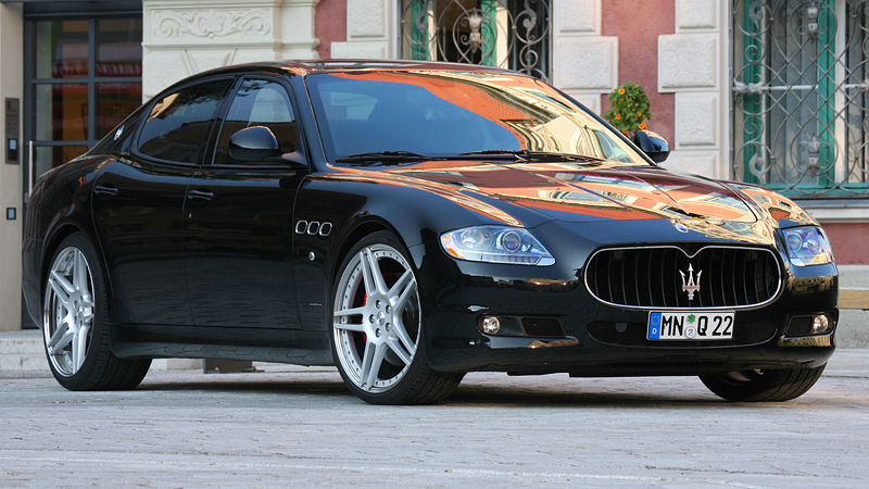 Maserati Quattroporte Novitec Tridente (M139) = 295 км/ч. 590 л.с. 4.6 сек.