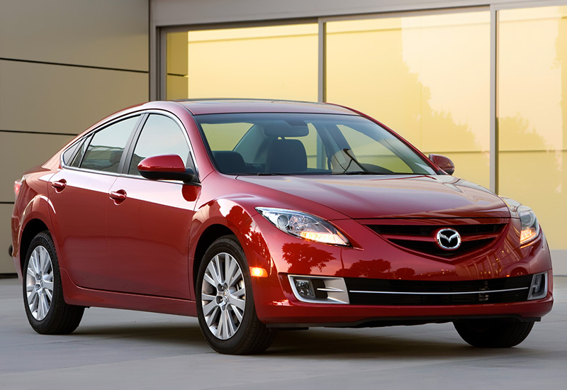 Mazda 6 V6 (GH) = 250 км/ч. 275 л.с. 5.8 сек.