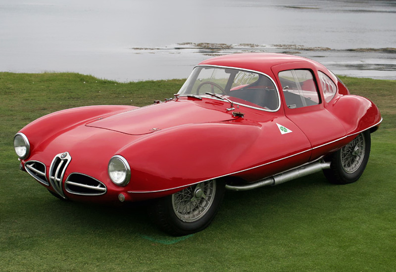 Alfa Romeo 1900 C52 Disco Volante Coupe = 220 км/ч. 140 л.с. 7.2 сек.