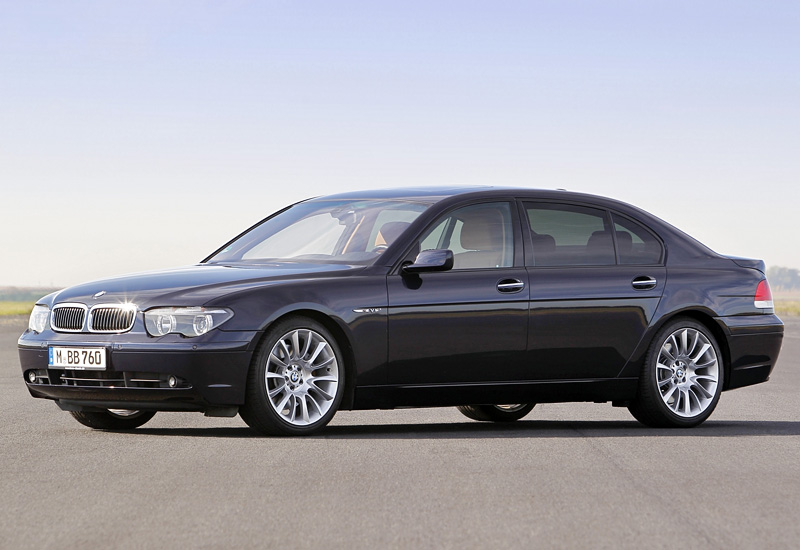 BMW 760Li (E66) = 250+ км/ч. 445 л.с. 5.7 сек.