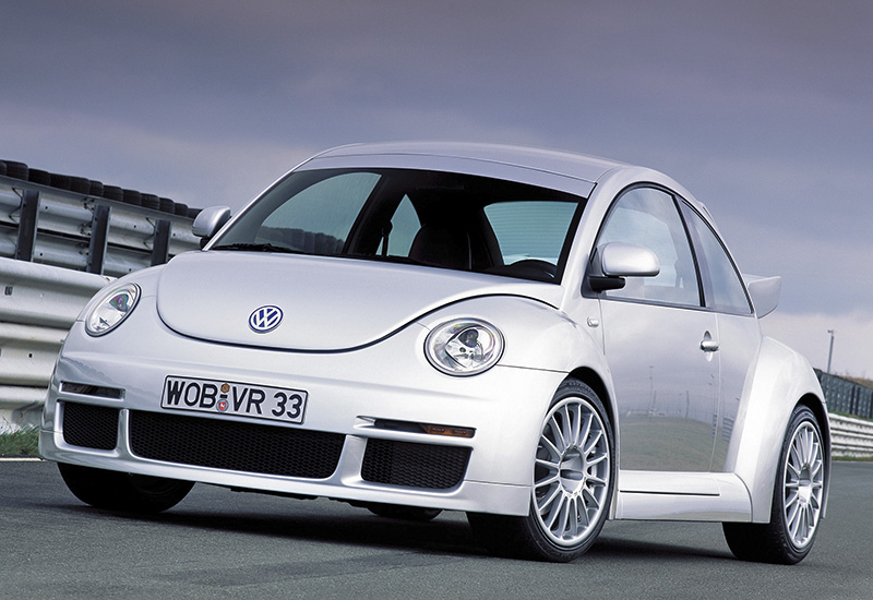 Volkswagen New Beetle RSi = 225 км/ч. 222 л.с. 6.4 сек.