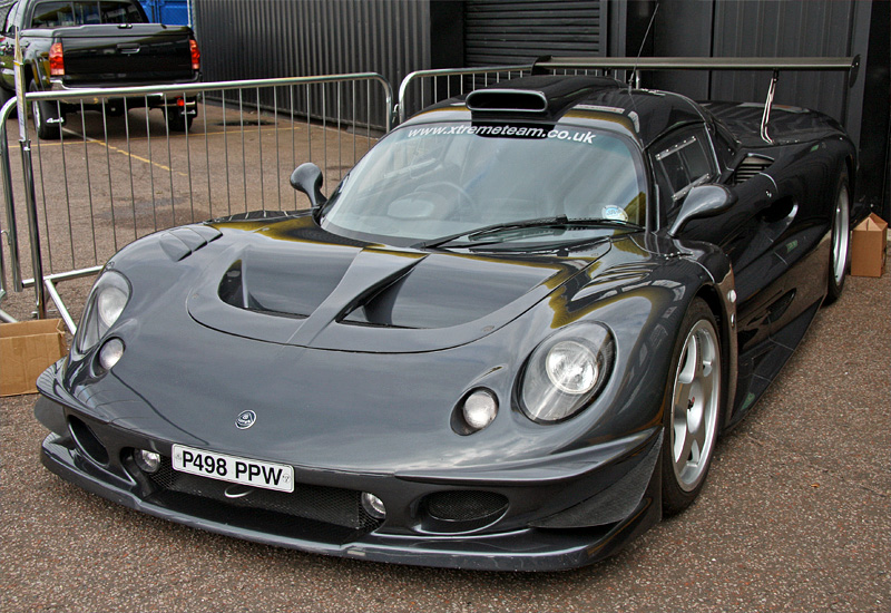 Lotus Elise GT1 = 378 км/ч. 575 л.с. 3.2 сек.