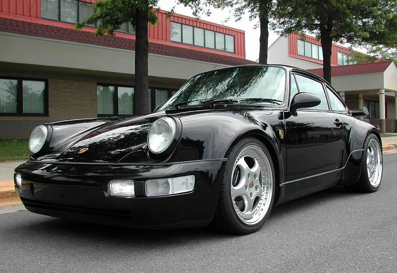Porsche 911 Turbo 3.6 Coupe (964) = 288 км/ч. 360 л.с. 4.8 сек.
