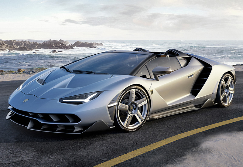 Lamborghini Centenario Roadster = 350 км/ч. 770 л.с. 2.9 сек.