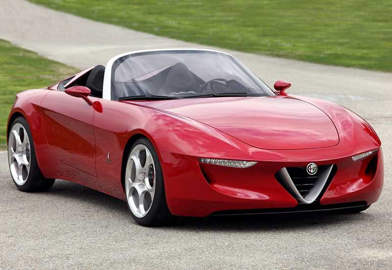 Alfa Romeo 2uettottanta Pininfarina Concept = 245 км/ч. 200 л.с. 6.5 сек.