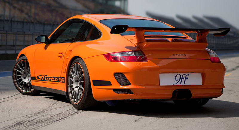 9ff 911 GTurbo 1000 (Porsche 911 GT3 RS) = 392 км/ч. 1000 л.с. 3.8 сек.