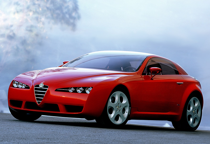 Alfa Romeo Brera Concept ItalDesign = 295 км/ч. 400 л.с. 4.3 сек.