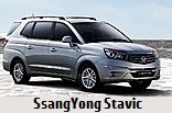 Модельный ряд автомобилей SsangYong