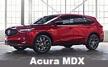 Модельный ряд автомобилей Acura