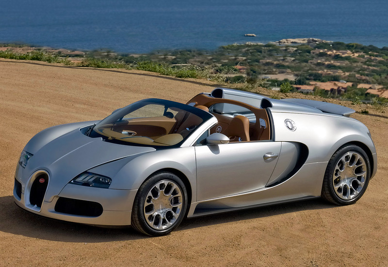 Bugatti Veyron 16.4 Grand Sport = 407 км/ч. 1001 л.с. 2.7 сек.
