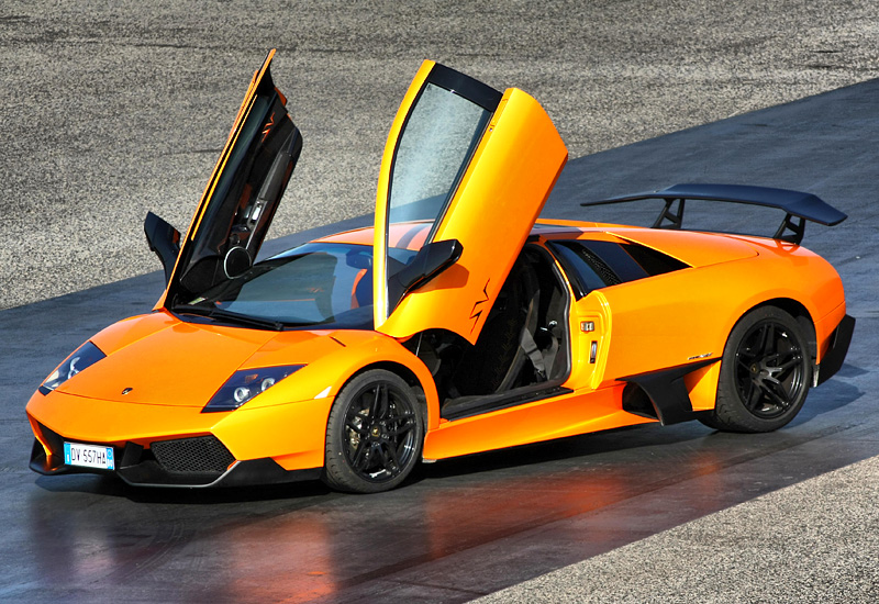 Lamborghini Murcielago LP670-4 SuperVeloce = 342 км/ч. 670 л.с. 3.2 сек.