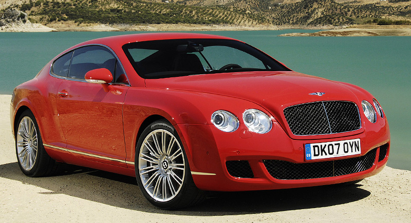 Bentley Continental GT Speed = 324 км/ч. 610 л.с. 4.2 сек.