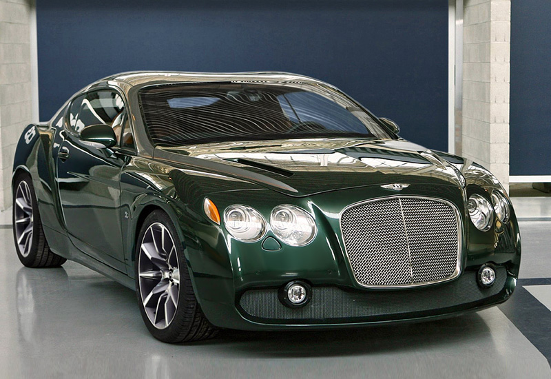 Bentley Continental GTZ Zagato = 322 км/ч. 610 л.с. 4.5 сек.