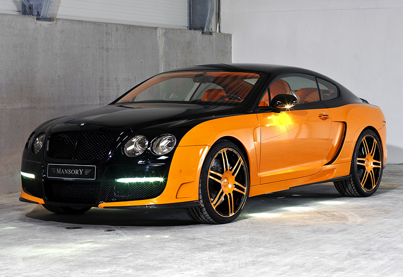 Bentley Continental GT Le Mansory = 330 км/ч. 650 л.с. 4.6 сек.
