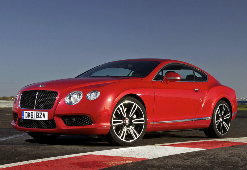 Bentley Continental GT V8 = 303 км/ч. 507 л.с. 4.8 сек.
