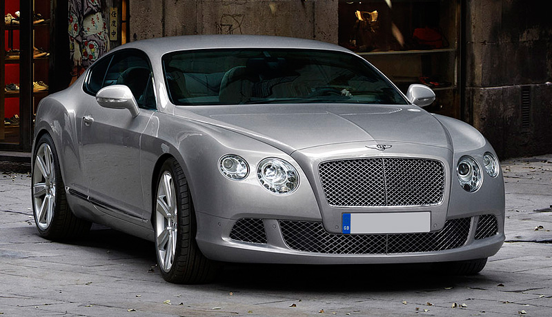 Bentley Continental GT = 315 км/ч. 575 л.с. 4.3 сек.